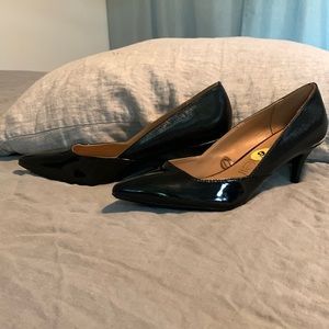 Calvin Klein Black Patent Pumps